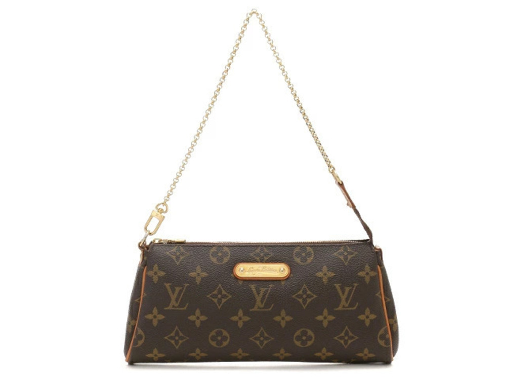 LOUIS VUITTON Eva Shoulder Pouch Clutch Party Bag Monogram